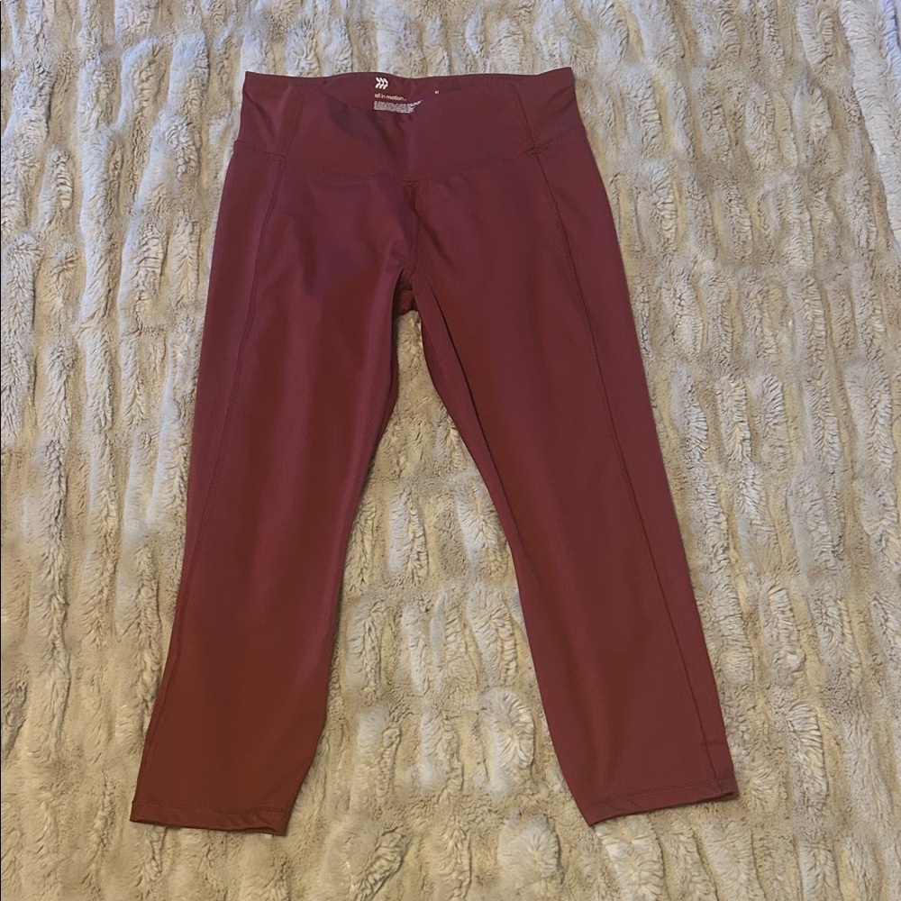 All in Motion Burgundy Leggings
